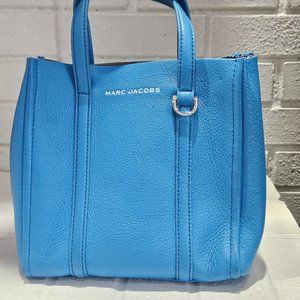 Designer Sky Blue Tote by Marc Jacobs - Chic and Spacious
